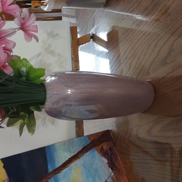 Pretty vintage Van teal vase - Picture 2 of 5